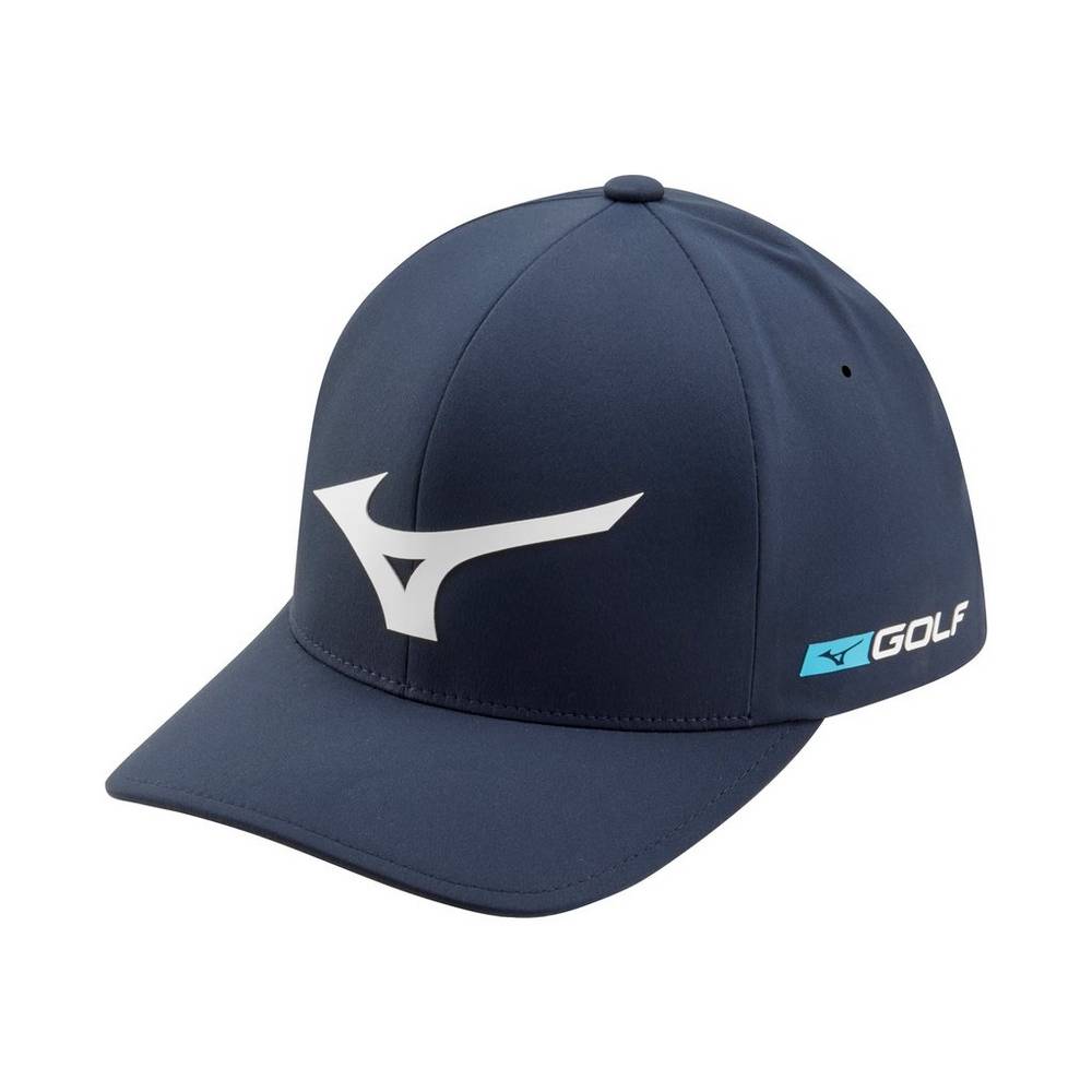 Mizuno Men's Tour Delta Golf Hat Navy/White (260306-HAZ)